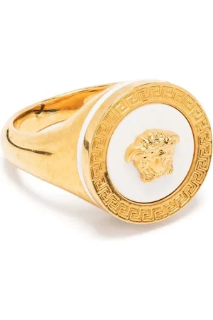 VERSACE Medusa enamel ring