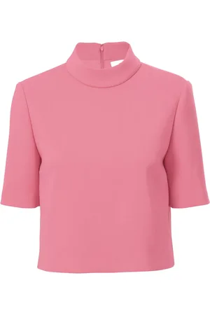 Carolina Herrera Short-sleeve mock-neck top