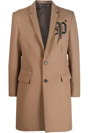 Philipp Plein Gothic Plein single-breasted coat