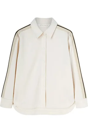Palm Angels Logo-embroidered track shirt