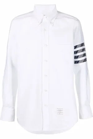Thom Browne 4-Bar straight-fit Oxford shirt