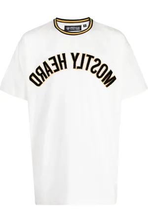 MOSTLY HEARD RARELY SEEN Reflected logo-appliqu?? T-shirt