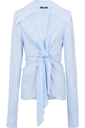 Balmain Gingham-check pattern cotton shirt