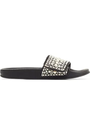 Jimmy Choo Fitz embellished slides