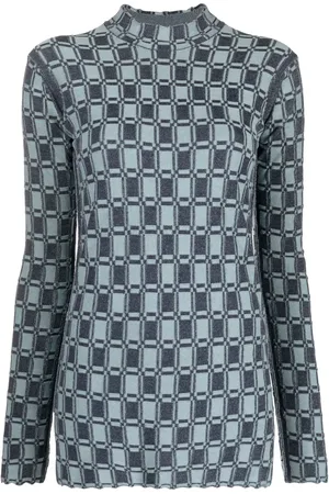 Kenzo Geometric-print long-sleeve jumper