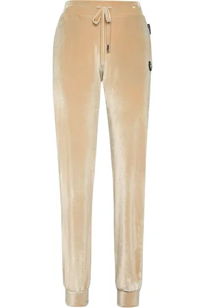 Philipp Plein Gothic Plein velour track pants
