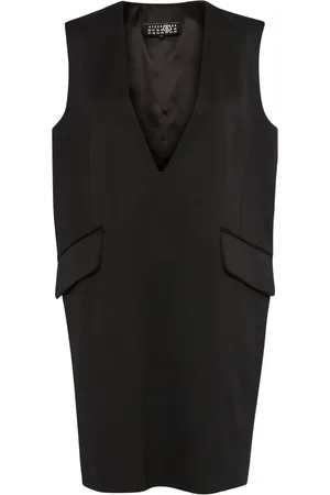 Maison Margiela Plunging v-neck mini dress