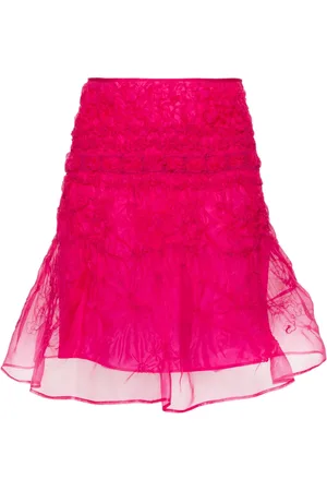 Cecilie Bahnsen Vida organza midi skirt