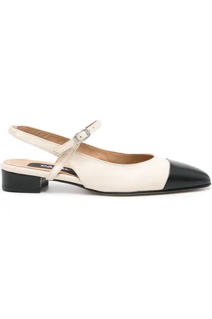 Carel Oceano 30mm leather ballerina shoes