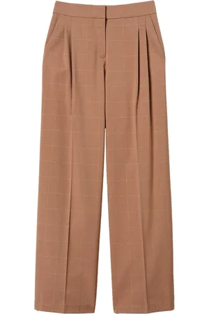Twin-Set Check pattern palazzo trousers