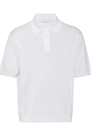 Prada Triangle-logo cotton polo shirt