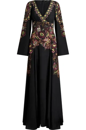 Etro Floral-print crepe de chine dress
