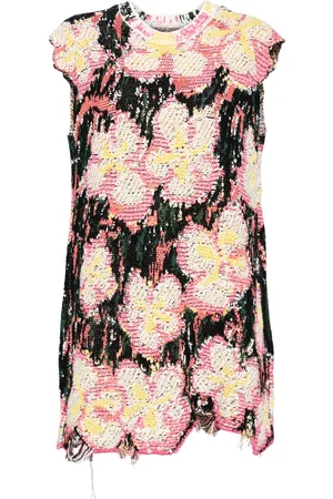 JNBY Floral-print sleeveless minidress