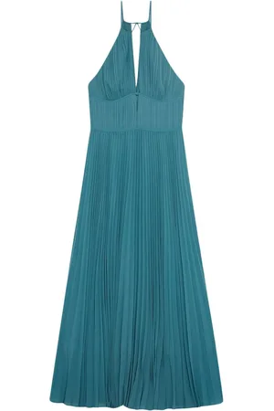 Simkhai Carli pliss??-effect midi dress