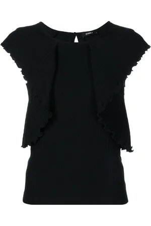 GOEN.J Ruffled pleated vest