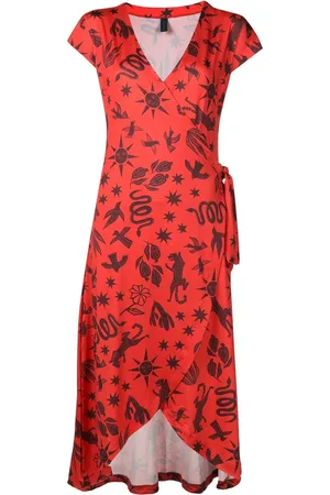 Lygia & Nanny Falc??o Estampado T-shirt dress