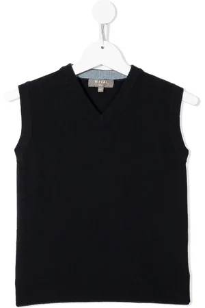 N.PEAL Organic cashmere knitted vest top