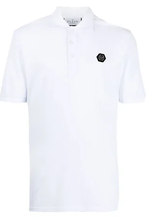 Philipp Plein Skull-print cotton polo shirt