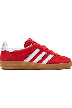 adidas Gazelle Indoor "Scarlet/Cloud White" sneakers