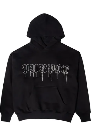 Purple Brand Crystal Gothic Drip hoodie