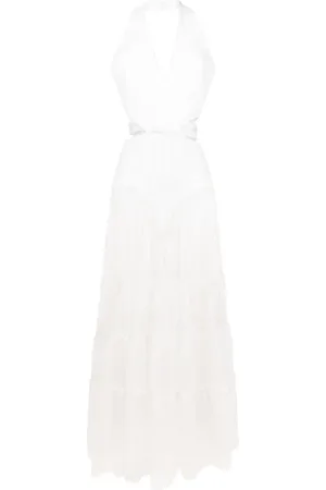Lethicia Bronstein Milena sheer-panel maxi dress