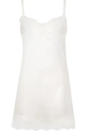 Dolce & Gabbana Lace-detailing silk-blend camisole