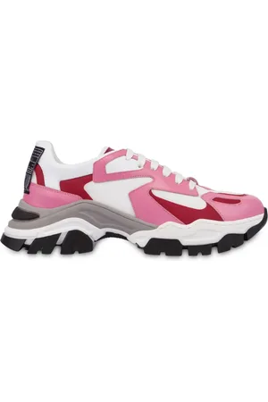 Moschino Panelled lace-up sneakers