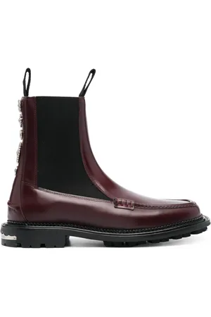 TOGA VIRILIS Side Gore ankle leather boots