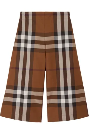 Burberry Vintage Check-pattern cotton trousers