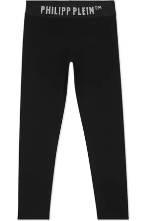 Philipp Plein Logo-studded leggings