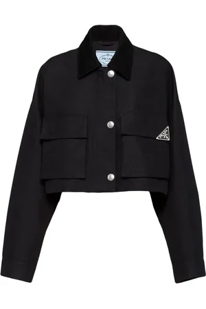 Prada Triangle-logo blouson jacket