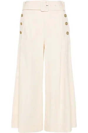 Twin-Set Wide-leg cropped trousers