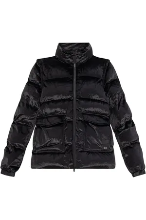 EA7 Logo-appliqu?? puffer jacket