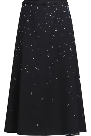 Marni Bead-embroidered midi skirt