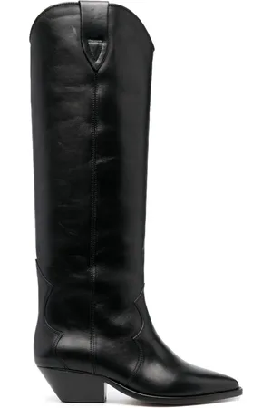 Isabel Marant Denvee 40mm leather cowboy boots