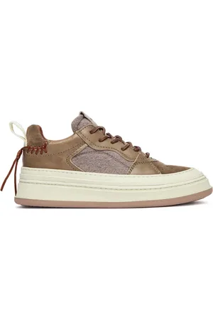 Buttero Panelled lace-up sneakers