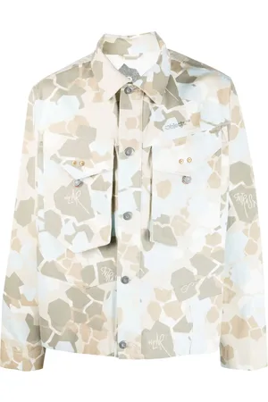Objects IV Life Camouflage-pattern denim jacket