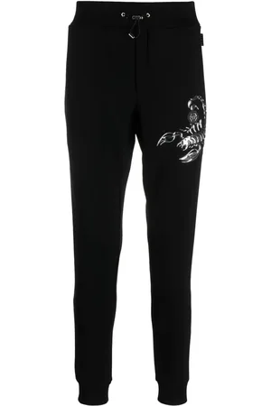 Philipp Plein Scorpion appliqu??-detail track pants