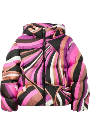 Puccini Iride-print puffer jacket