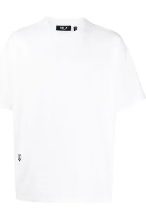 FIVE CM Heart peace-print cotton T-shirt