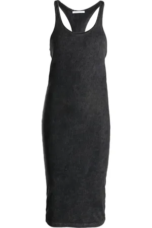 JOHN ELLIOTT Mineral ribbed-knit midi dress