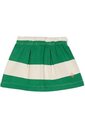 The Animals Observatory Striped cotton skirt