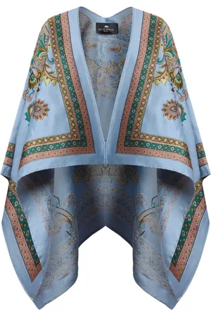 Etro Paisley-jacquard cape