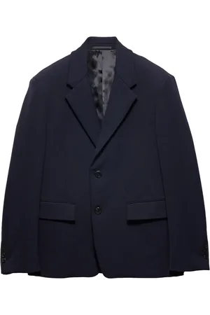 Prada Single-breasted gabardine blazer