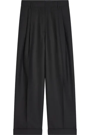 DRIES VAN NOTEN Pleated wool trousers