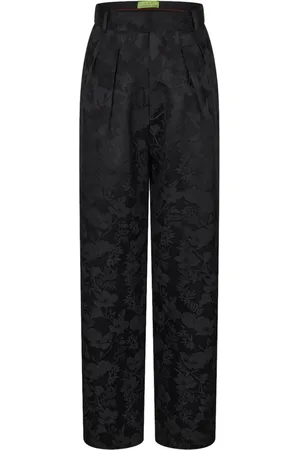 SHANGHAI TANG Jacquard straight trousers