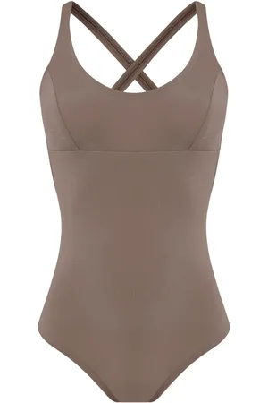 AMIR SLAMA Criss-cross swimsuit