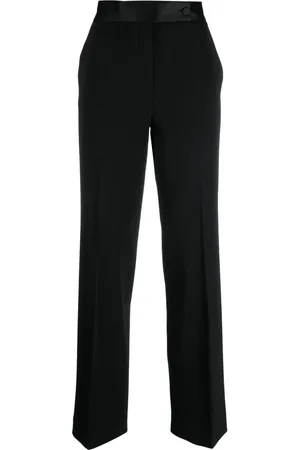 ANTONELLI Asymmetric front-button tailored trousers