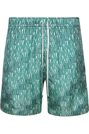 AMIRI X Palm logo-print deck shorts