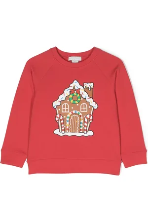 Stella McCartney Gingerbread House organic cotton sweatshirt